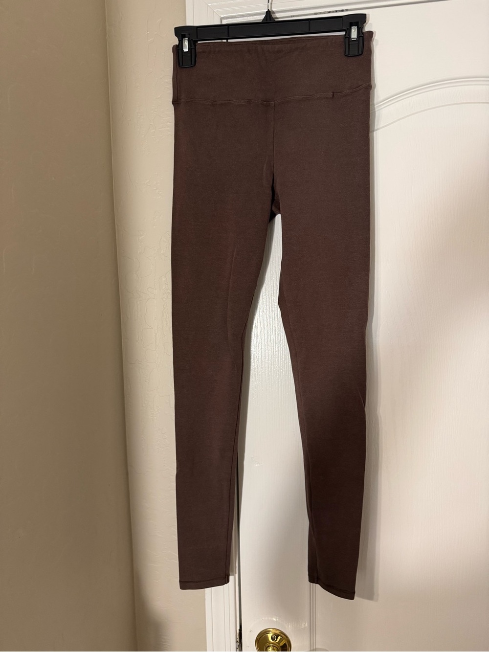 SKIMS Brown High-Waist Leggings